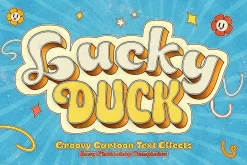 Groovy Cartoon Text Effects