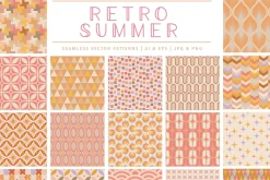 42 Groovy Retro Summer Patterns