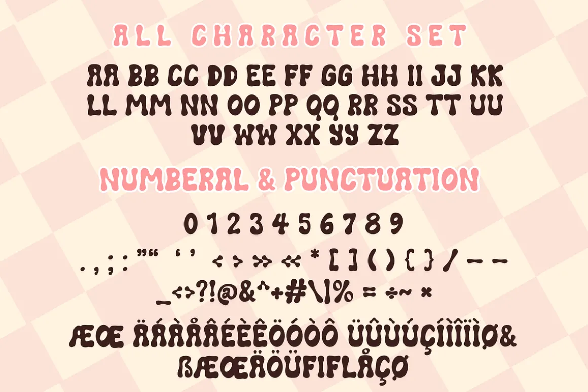 Groovy School is a groovy font