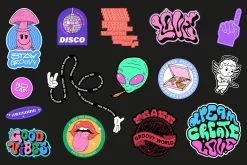 Groovy & Y2K Sticker Pack