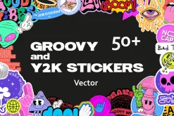 Groovy & Y2K Sticker Pack