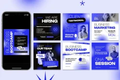 Grotesque Business Instagram Set