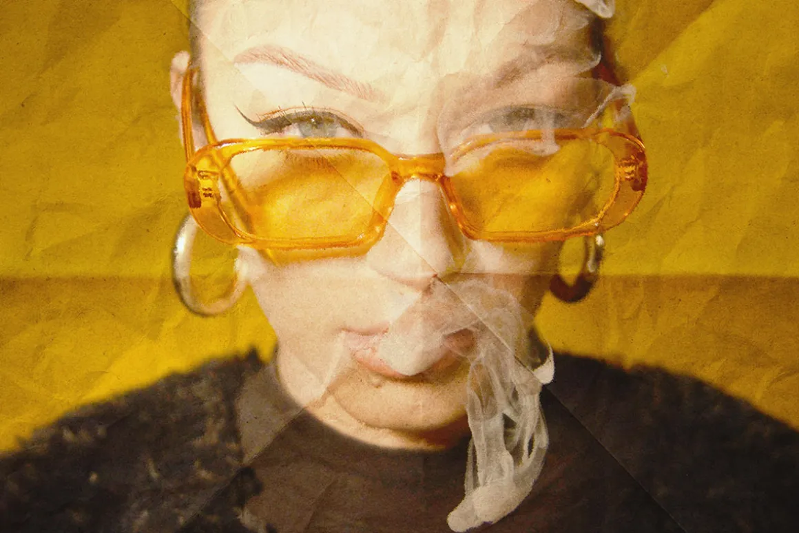 Grunge Crinkcled Photo Effect