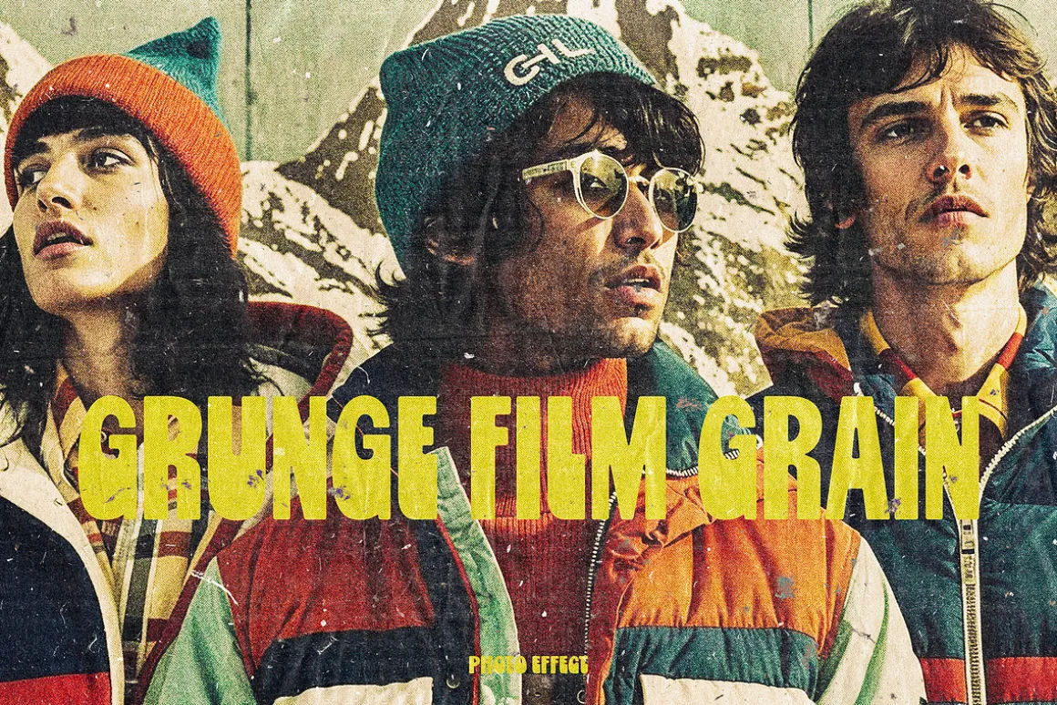 Grunge Movie Film Grain Photo Effect