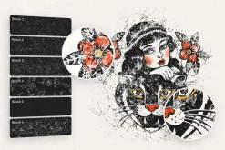 Grunge Stamp Procreate Brushes