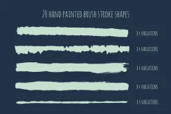 Grunge Border Edges - Hand Painted