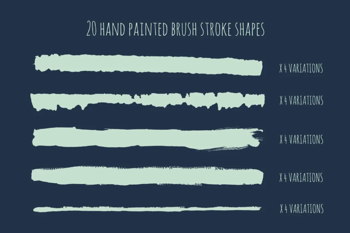 Grunge Border Edges - Hand Painted