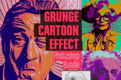 Grunge Cartoon Effect Photoshop