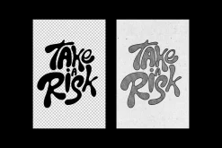 Grunge Print Text & Logo Effect