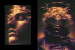 Grunge Smudged Halftone Photo Effect