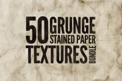 Grunge Stained Paper Textures Bundle