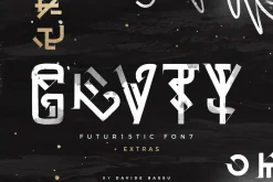 GRVTY | Futuristic font