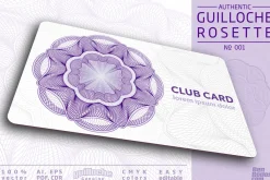 Guilloche Rosette No. 001