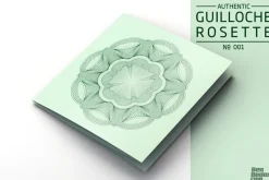 Guilloche Rosette No. 001