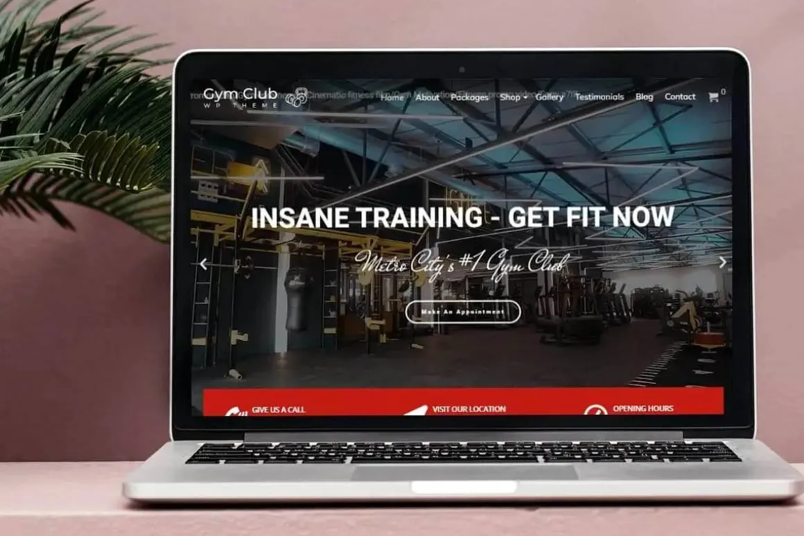Gym WordPress Theme - Gym Club