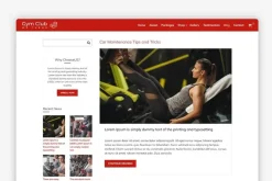 Gym WordPress Theme - Gym Club