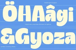 Gyoza - Cartoon Font Family