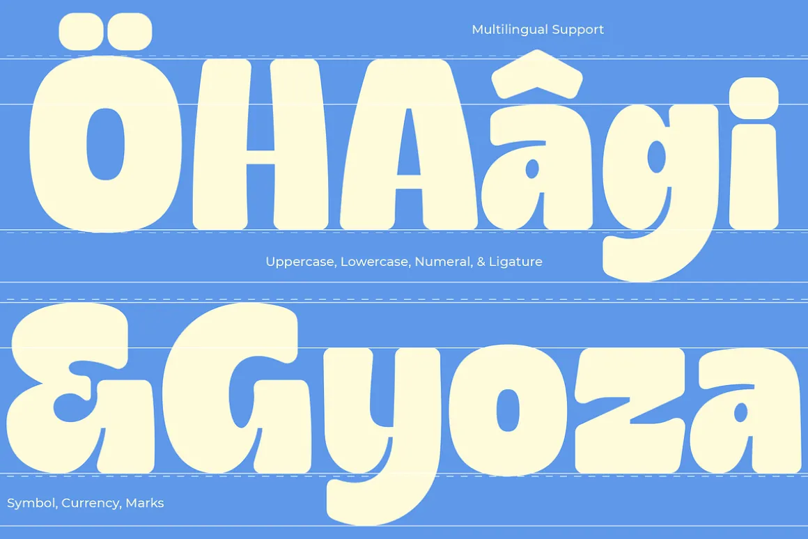 Gyoza - Cartoon Font Family