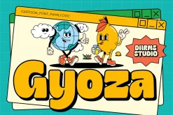 Gyoza - Cartoon Font Family
