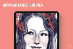 25 Hair Brushes for Affinity