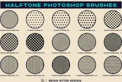 Halftone Photoshop Brushes