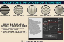 Halftone Photoshop Brushes