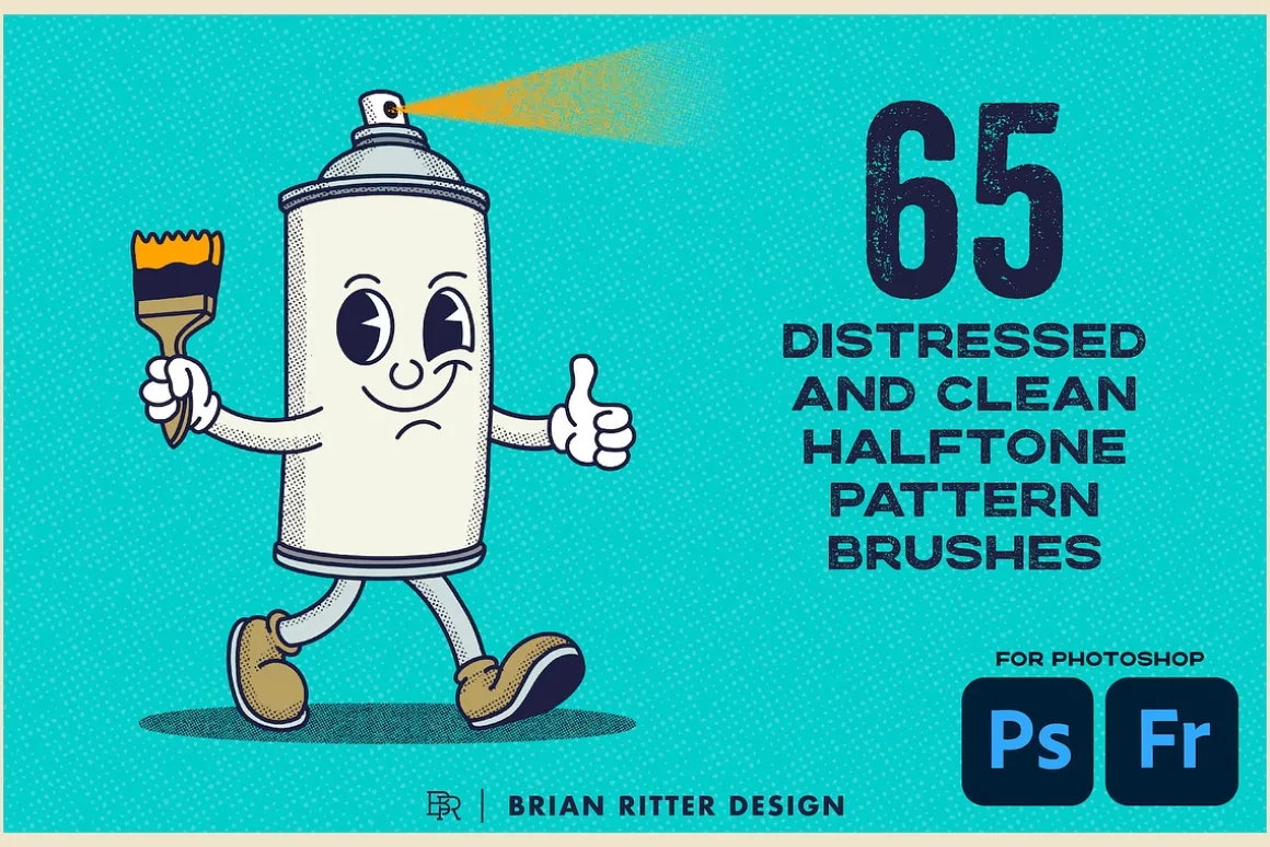 Halftone Photoshop Brushes