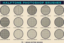 Halftone Photoshop Brushes