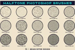 Halftone Photoshop Brushes