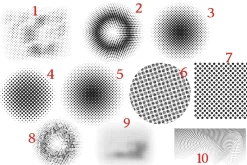Halftone Brushes for Photoshop