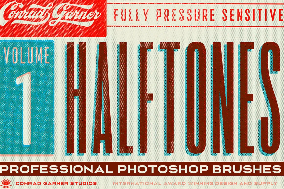 HALFTONE Brushes - Photoshop