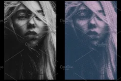 Halftone Photo Effect