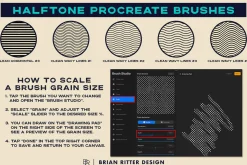 Halftone Procreate Brushes