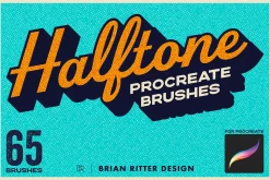 Halftone Procreate Brushes