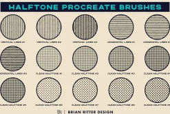 Halftone Procreate Brushes