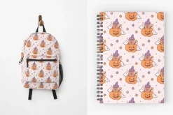 Halloween capybara & ghosts Pattern
