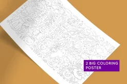 HALLOWEEN - coloring page, activity