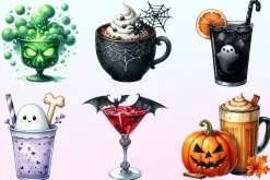 Halloween Drinks Clipart