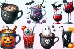 Halloween Drinks Clipart