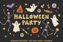 Halloween Party - Cards & Patterns