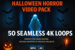 Halloween Video Backgrounds Pack