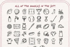 Hand Drawn Sports Illustrations