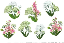 Hand Painted Garden