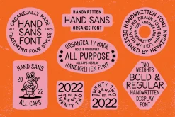 Hand Sans | Handwritten Marker Font