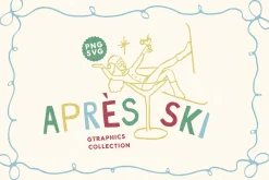 Hand-drawn Après-Ski Clipart Bundle