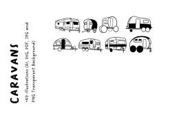 49+ Hand-Drawn Caravan | Travel Set