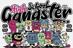 Hand-Drawn Characters Clipart Pack