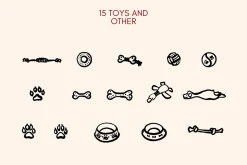 Hand-Drawn Dogs Cliparts Set