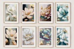 Hand drawn flowers