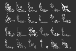 210 hand drawn frames & borders
